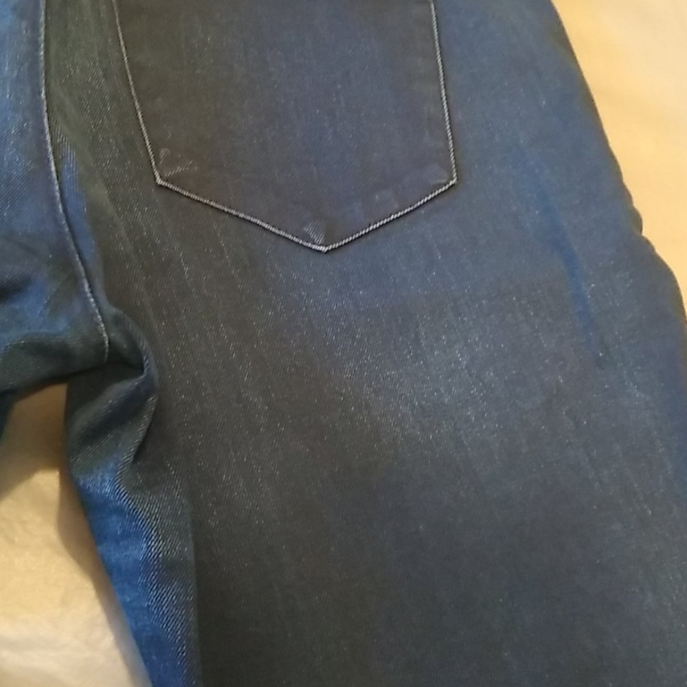 3/$15 H&M dark wash stretch tapered leg jeans - Picture 3 of 6